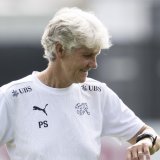 Des heures cruciales pour Pia Sundhage et la Suisse. KEYSTONE/PETER SCHNEIDER